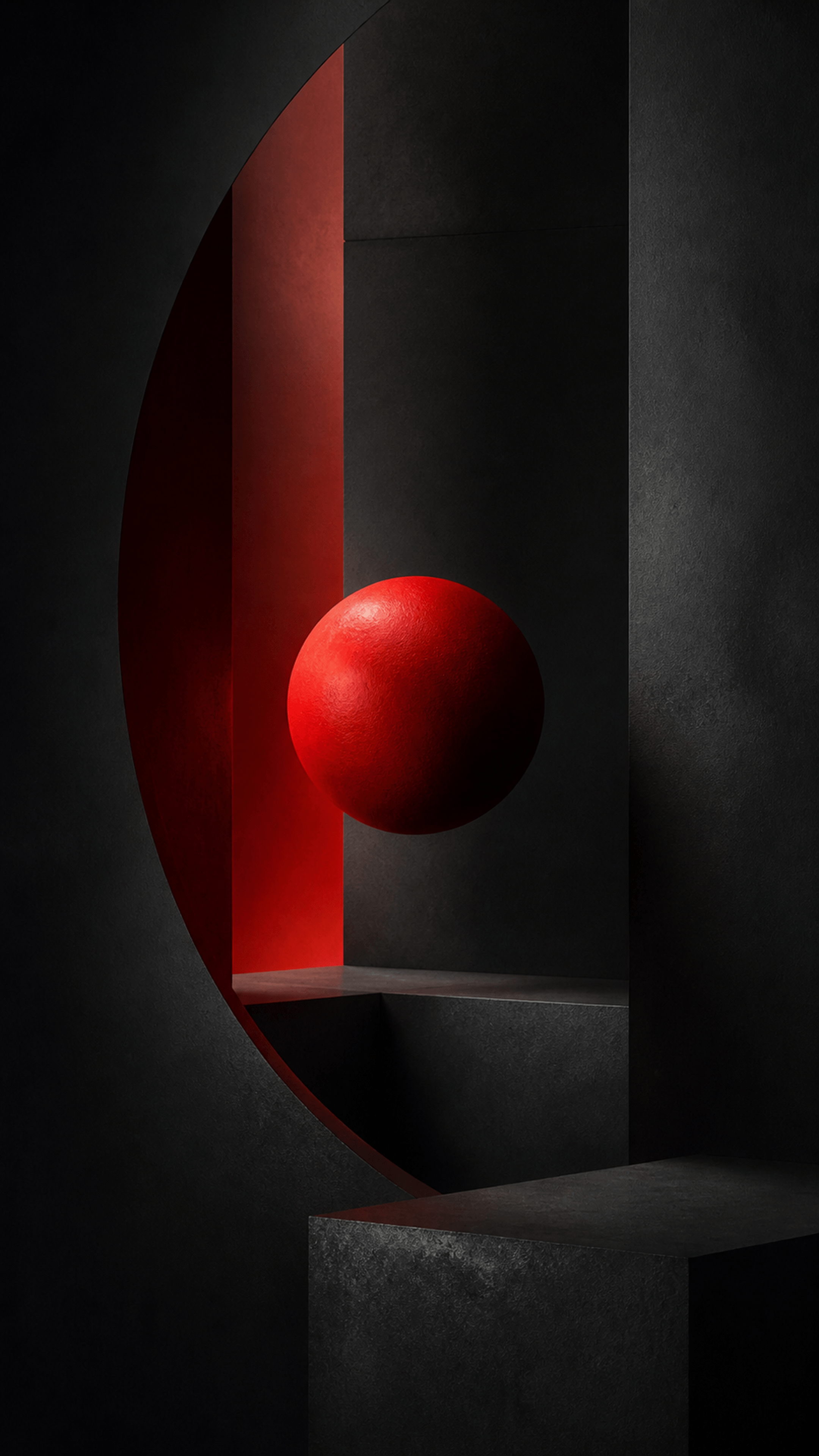 Cardinal Orbit Room Abstract phone wallpaper in high resolution