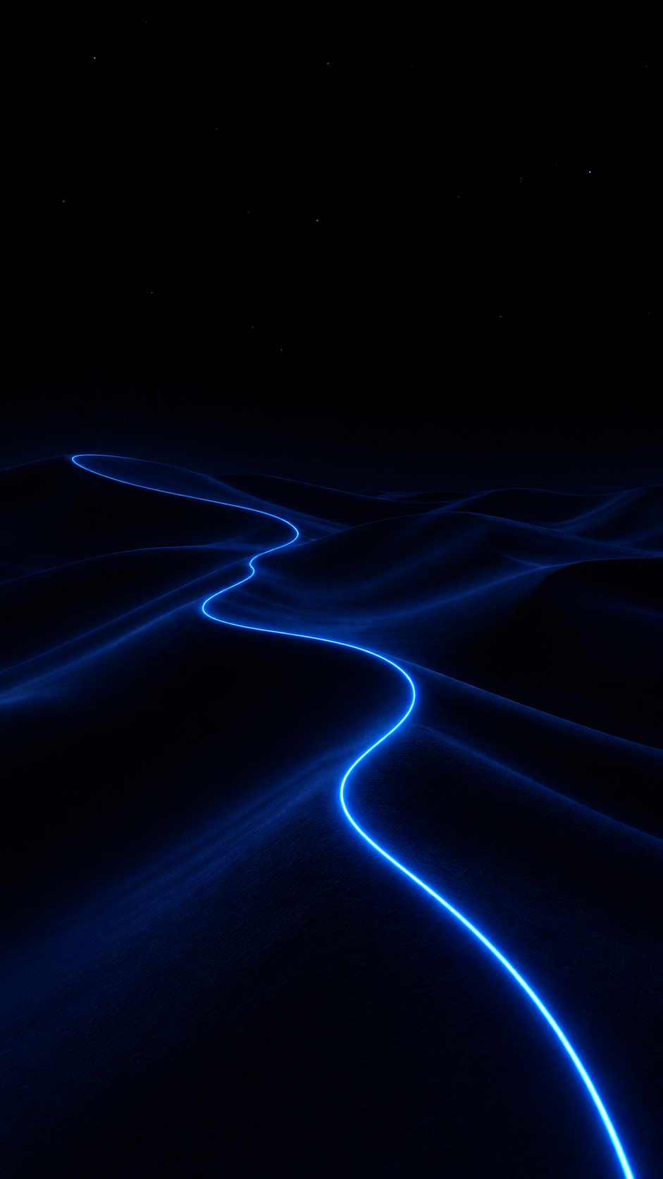 Electric Dunes AMOLED phone wallpaper in high resolution